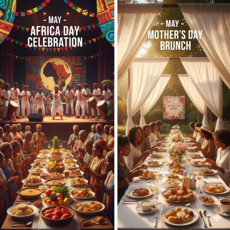 May 2026 – Africa Day Celebration & Mother’s Day Brunch