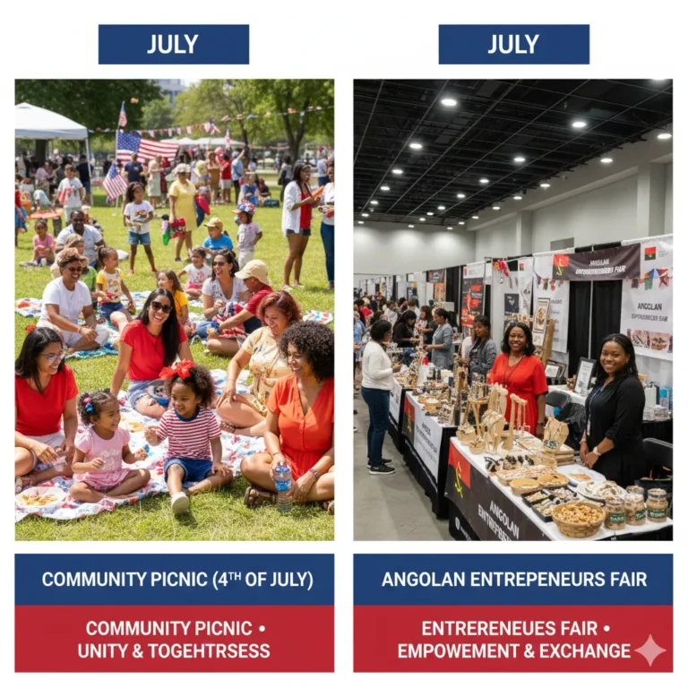 July 2026 – Community Picnic (4th of July) & Angolan Entrepreneurs Fair